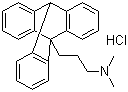 CAS # 2012-09-1, N,N-Dimethyl-9,10[1',2']-benzenoanthracene-9(10H)-propanamine hydrochloride, N,N-Dimethyl-9,10-o-benzenoanthracene-9(10H)-propylamine hydrochloride