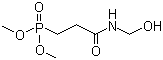 structure of CAS# 20120-33-6, 3-(Dimethylphosphono)-N-methylolpropionamide