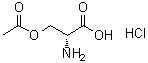 D-Serine acetate (ester) hydrochloride molecular structure (CAS 201212-79-5)