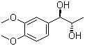 structure of CAS# 20133-19-1, 1-(3,4-Dimethoxyphenyl)propane-1,2-diol