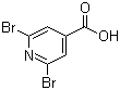 CAS # 2016-99-1, 2,6-Dibromopyridine-4-carboxylic acid, 2,6-Dibromoisonicotinic acid