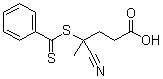 4-Cyano-4-(thiobenzoylthio)pentanoic acid molecular structure (CAS 201611-92-9)
