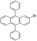 2-Bromo-9,10-diphenylanthracene molecular structure (CAS 201731-79-5)