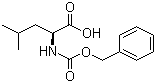 N-苄氧羰基-L-亮氨酸分子结构 (CAS 2018-66-8)