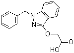 CAS # 20187-55-7, Bendazac, [[1-(Phenylmethyl)-1H-indazol-3-yl]oxy]acetic acid