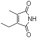 CAS # 20189-42-8, 3-Ethyl-4-methyl-1H-pyrrole-2,5-dione, 2-Ethyl-3-methylmaleimide, Ethylmethylmaleimide, Methylethylmaleimide