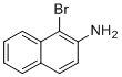 1-Bromonaphthalen-2-amine molecular structure (CAS 20191-75-7)