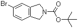 structure of CAS# 201940-08-1, tert-Butyl 5-bromoisoindoline-2-carboxylate