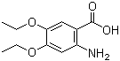 structure of CAS# 20197-72-2, 2-氨基-4,5-二乙氧基苯甲酸