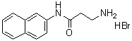 3-Amino-N-2-naphthalenylpropanamide monohydrobromide molecular structure (CAS 201985-01-5)