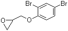 structure of CAS# 20217-01-0, 2,4-Dibromophenyl glycidyl ether