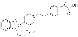 structure of CAS# 202189-78-4, 比拉斯汀