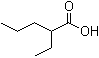 structure of CAS# 20225-24-5, 2-Ethylpentanoic acid