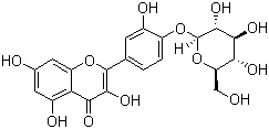 structure of CAS# 20229-56-5, 绣线菊甙