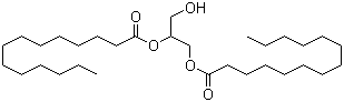 structure of CAS# 20255-94-1, 1,2-二肉豆蔻酸甘油酯