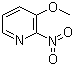 structure of CAS# 20265-37-6, 3-Methoxy-2-nitropyridine