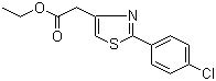structure of CAS# 20287-70-1, 2-(4-氯苯基)噻唑-4-乙酸乙酯