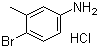 structure of CAS# 202925-03-9, 4-Bromo-3-methylaniline hydrochloride
