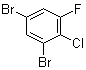 structure of CAS# 202925-04-0, 1,5-二溴-2-氯-3-氟苯