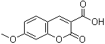 structure of CAS# 20300-59-8, 7-Methoxy-2-oxo-2H-chromene-3-carboxylic acid