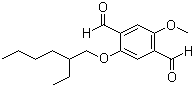 structure of CAS# 203251-22-3, 2,5-二醛基-1-甲氧基-4-(2-乙基己氧基)苯