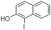 structure of CAS# 2033-42-3, 1-碘-2-萘酚