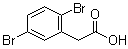 structure of CAS# 203314-28-7, 2,5-二溴苯乙酸