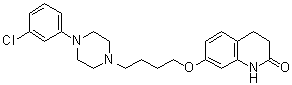 CAS # 203395-82-8, 7-[4-[4-(3-Chlorophenyl)-1-piperazinyl]butoxy]-3,4-dihydro-2(1H)-quinolinone