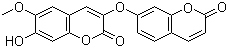 Daphnoretin molecular structure (CAS 2034-69-7)