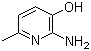 structure of CAS# 20348-16-7, 2-氨基-3-羟基-6-甲基吡啶