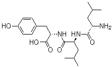 structure of CAS# 20368-24-5, L-亮氨酰-L-亮氨酰-L-酪氨酸