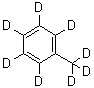 structure of CAS# 2037-26-5, 甲苯-d<sub>8</sub>