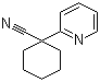 structure of CAS# 204067-32-3, 1-(2-吡啶基)环己烷甲腈