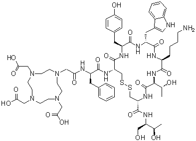 CAS # 204318-14-9, Edotreotide, (DOTA-D-Phe1,Tyr3)octreotide, SDZ-SMT 487, SMT 487