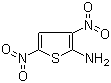 2-Amino-3,5-dinitrothiophene molecular structure (CAS 2045-70-7)