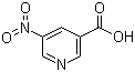 CAS # 2047-49-6, 5-Nitronicotinic acid, 5-Nitropyridine-3-carboxylic acid, 5-Nitro-3-pyridinecarboxylic acid