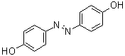 CAS # 2050-16-0, 4,4'-(1,2-Diazenediyl)bis[phenol], 4,4'-Azobisphenol, 4,4'-Azodiphenol, 4,4'-Dihydroxyazobenzene, 4-((4-Hydroxyphenyl)diazenyl)benzoitrile, 4-(4-Hydroxyphenylazo)phenol, NSC 402595, p,p'-Dihydroxyazobenzene, p-Azophenol