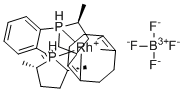 structure of CAS# 205064-10-4, (+)-1,2-Bis((2S,5S)-2,5-dimethylphospholano)benzene(1,5-cyclooctadiene)rhodium(I) tetrafluoroborate