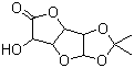 structure of CAS# 20513-98-8, D-Glucurono-6,3-lactone acetonide