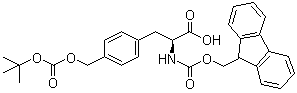 4-[[[(1,1-Dimethylethoxy)carbonyl]oxy]methyl]-N-[(9H-fluoren-9-ylmethoxy)carbonyl]-L-phenylalanine molecular structure (CAS 205181-69-7)