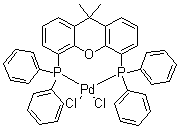 structure of CAS# 205319-10-4, [9,9-二甲基-4,5-双(二苯基膦)呫吨]二氯化钯(II)