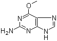 structure of CAS# 20535-83-5, 6-Methoxyguanine