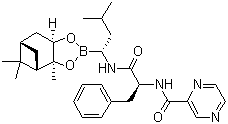 Bortezomib-pinanediol molecular structure (CAS 205393-22-2)
