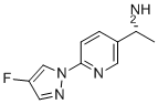 structure of CAS# 2054317-97-2, (R)-1-(6-(4-氟-1H-吡唑-1-基)吡啶-3-基)乙烷-1-胺