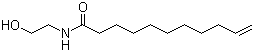 CAS # 20545-92-0, N-(2-Hydroxyethyl)-10-undecenamide, Fungicid UMA, Mayfung, Metanid, Pur-cellin, Rewocid U 185, Steinazid U 185, Undecylenamide MEA, Undecylenic acid monoethanolamide, Undecylenic monoethanolamide