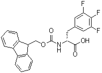 structure of CAS# 205526-31-4, N-[芴甲氧羰基]-3,4,5-三氟-D-苯丙氨酸