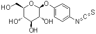 structure of CAS# 20581-41-3, 4-异硫氰酸基苯基 beta-D-吡喃葡萄糖苷