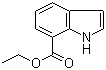 structure of CAS# 205873-58-1, Indole-7-carboxylic acid ethyl ester