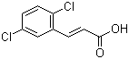 structure of CAS# 20595-47-5, 2,5-二氯肉桂酸