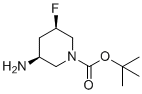 structure of CAS# 2059917-34-7, 叔-丁基(3S,5R)-3-氨基-5-氟哌啶-1-羧酸酯